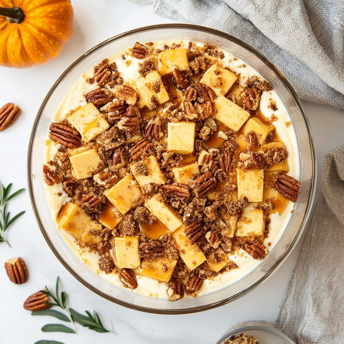 easyChef Pro Pumpkin Spice Cheesecake Trifle with Toffee Crunch