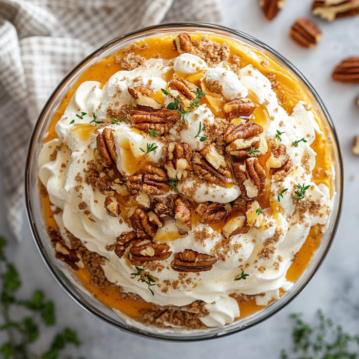 easyChef Pro Pumpkin Spice Cheesecake Trifle with Toffee Crunch