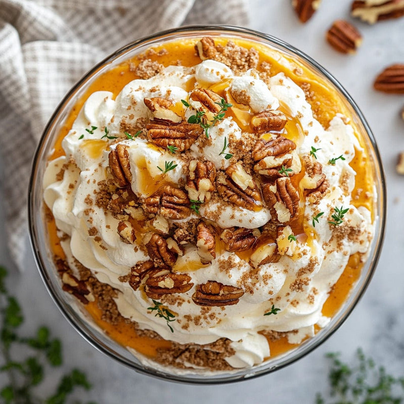 easyChef Pro Pumpkin Spice Cheesecake Trifle with Toffee Crunch