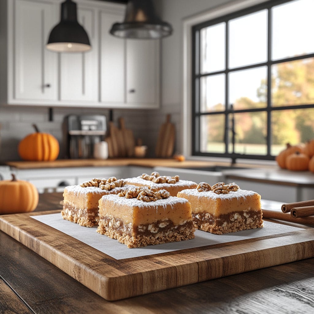 easyChef Pro Pumpkin Spice Dessert Bars
