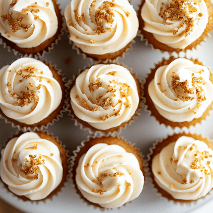 easyChef Pro Pumpkin Spice Ginger Cupcakes with Cream Cheese Frosting