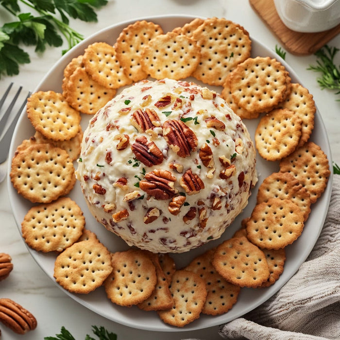 easyChef Pro Ranch Cheddar Cheese Ball with Pecans