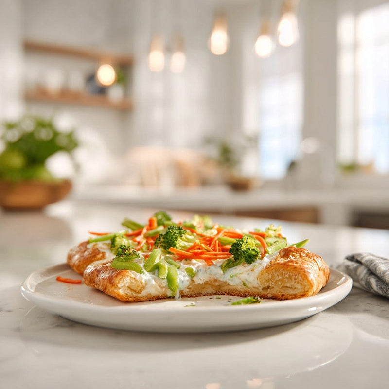 easyChef Pro Ranch Vegetable Crescent Pizza
