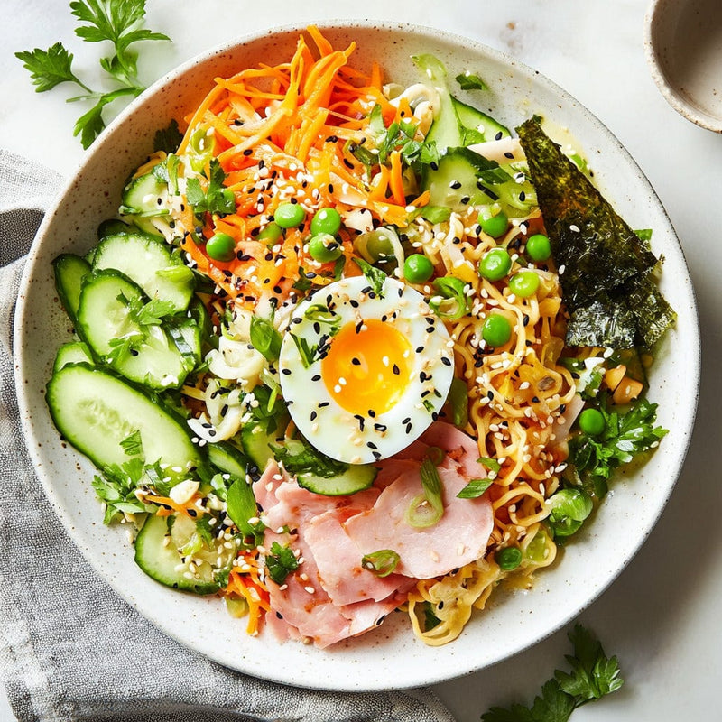 easyChef Pro Refreshing Chilled Sesame Ramen Salad