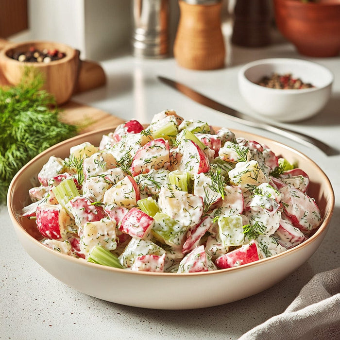 easyChef Pro Refreshing Dill Red Potato Salad