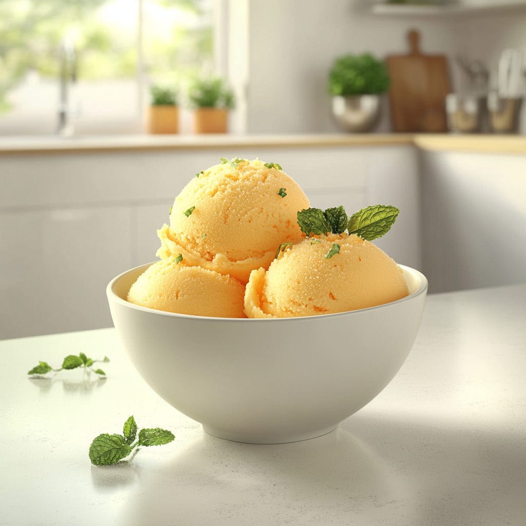 easyChef Pro Refreshing Ginger-Orange Mango Sorbet