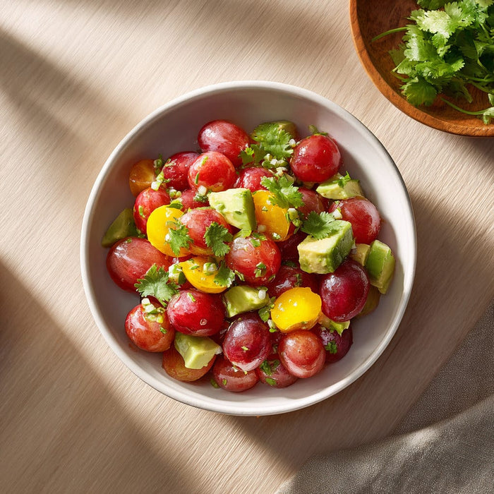 easyChef Pro Refreshing Grape and Avocado Salsa with a Citrus Kick