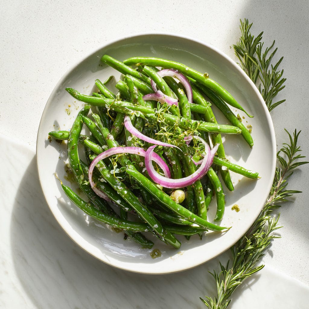 easyChef Pro Refreshing Italian Green Bean Salad with Red Onion