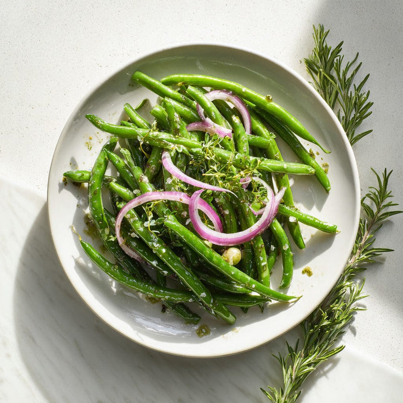 easyChef Pro Refreshing Italian Green Bean Salad with Red Onion