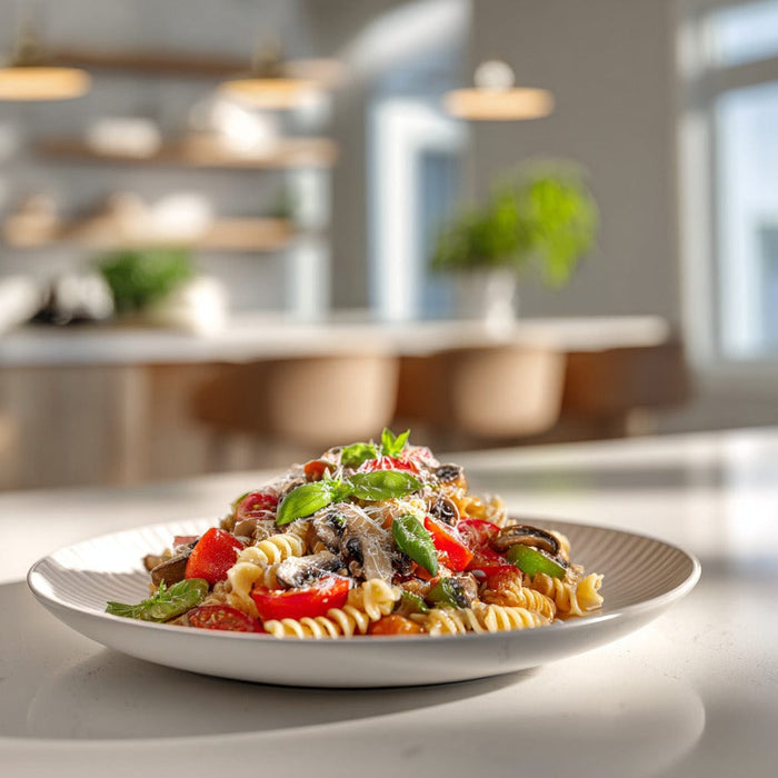 easyChef Pro Refreshing Italian Veggie Pasta Salad