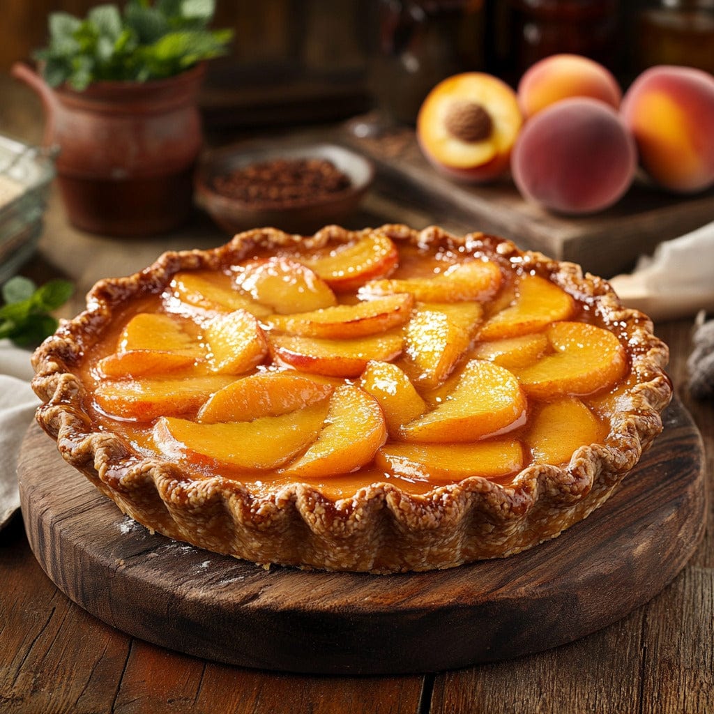 easyChef Pro Refreshing Peach Pie
