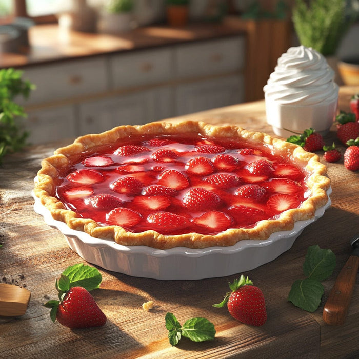 easyChef Pro Refreshing Strawberry Jell-O Pie