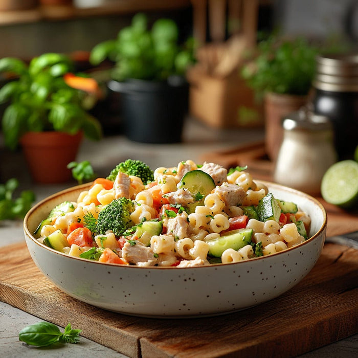 easyChef Pro Refreshing Summertime Tuna Pasta Salad
