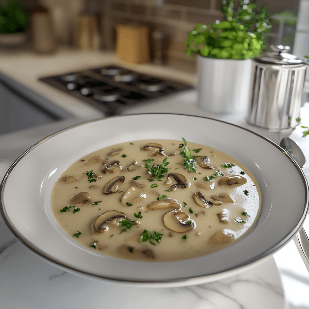 easyChef Pro Rich and Hearty Mushroom Soup
