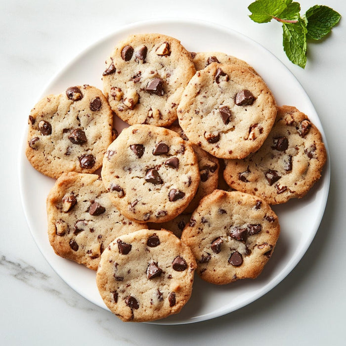easyChef Pro Rich Chocolate Chip Walnut Shortbread Cookies