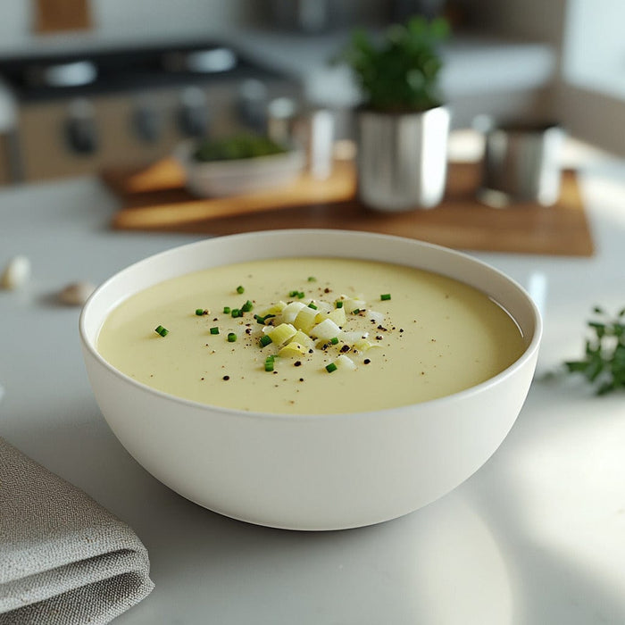 easyChef Pro Roasted Garlic and Leek Soup