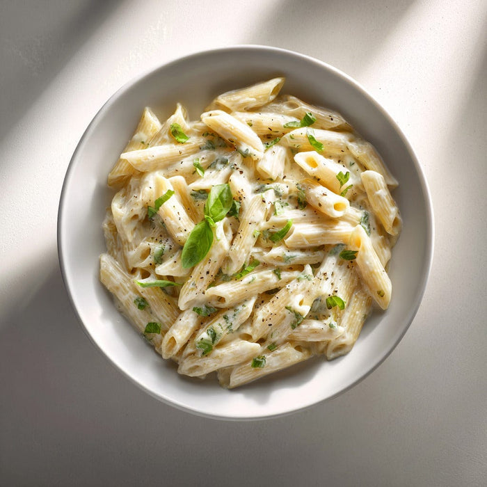 easyChef Pro Roasted Garlic Vodka Alfredo with Fresh Basil