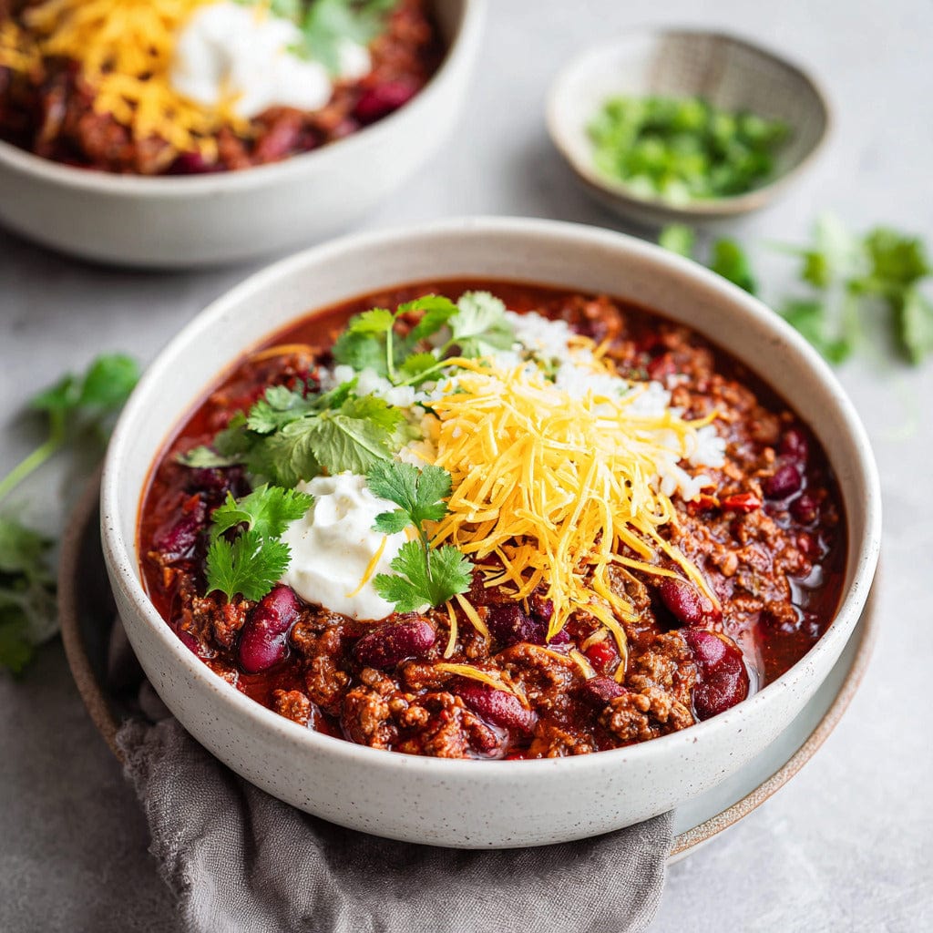 easyChef Pro Robust Campfire Beef Chili with Beer and Beans
