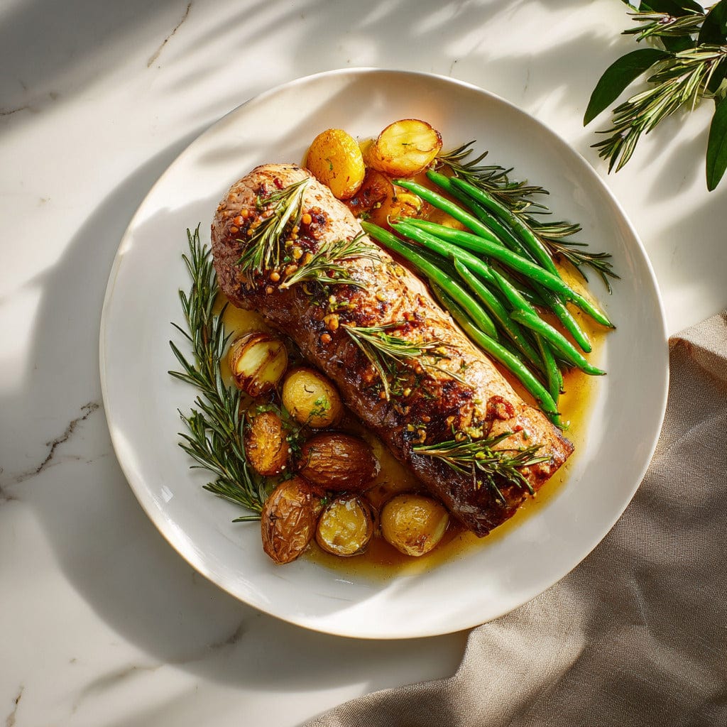 easyChef Pro Rosemary Garlic Pork Tenderloin