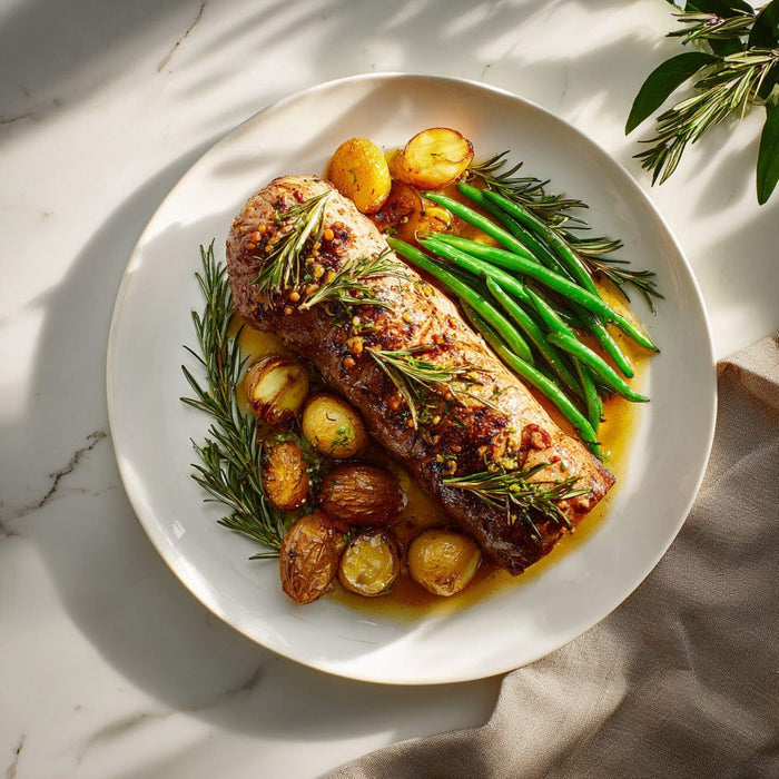 easyChef Pro Rosemary Garlic Pork Tenderloin