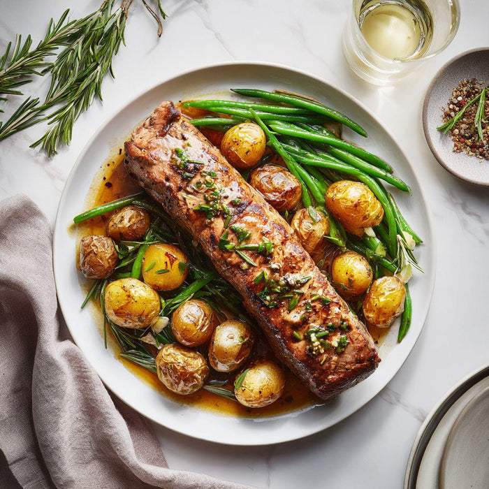 easyChef Pro Rosemary Garlic Pork Tenderloin