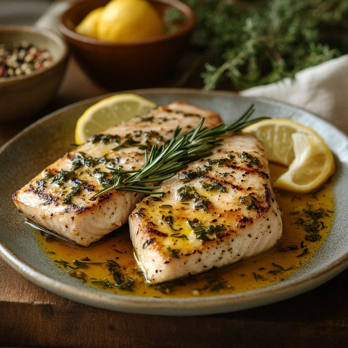 easyChef Pro Rosemary-Infused Grilled Swordfish