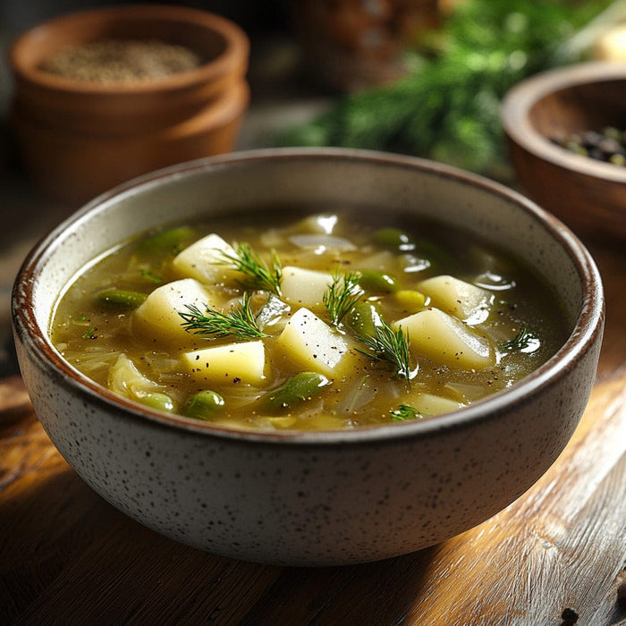 easyChef Pro Russian Green Bean and Potato Soup