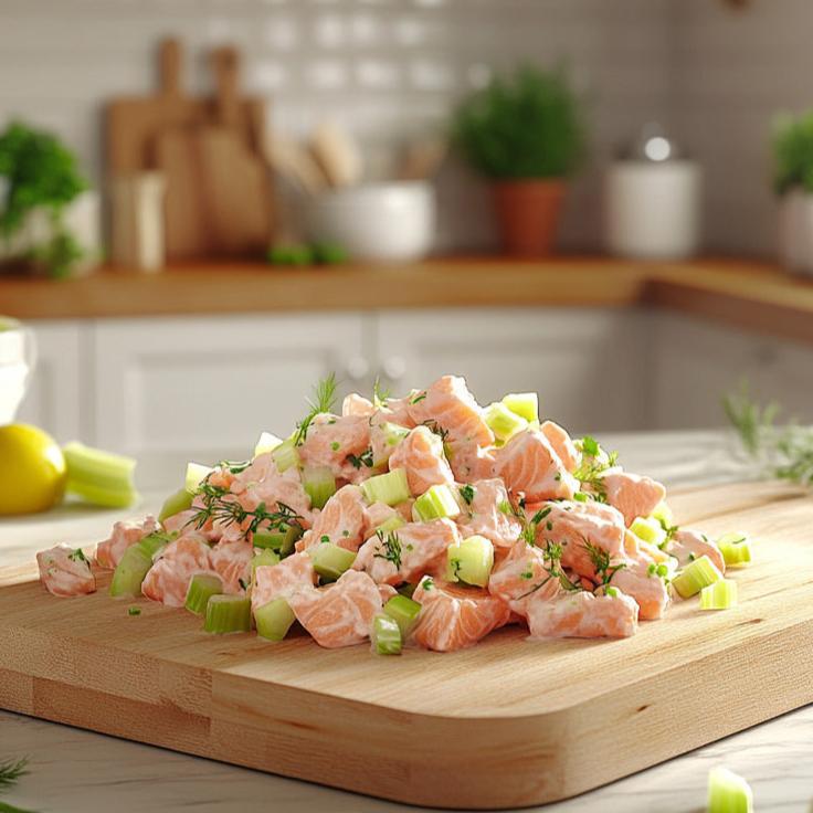 easyChef Pro Salmon Salad
