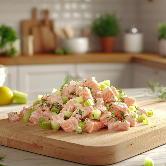 easyChef Pro Salmon Salad