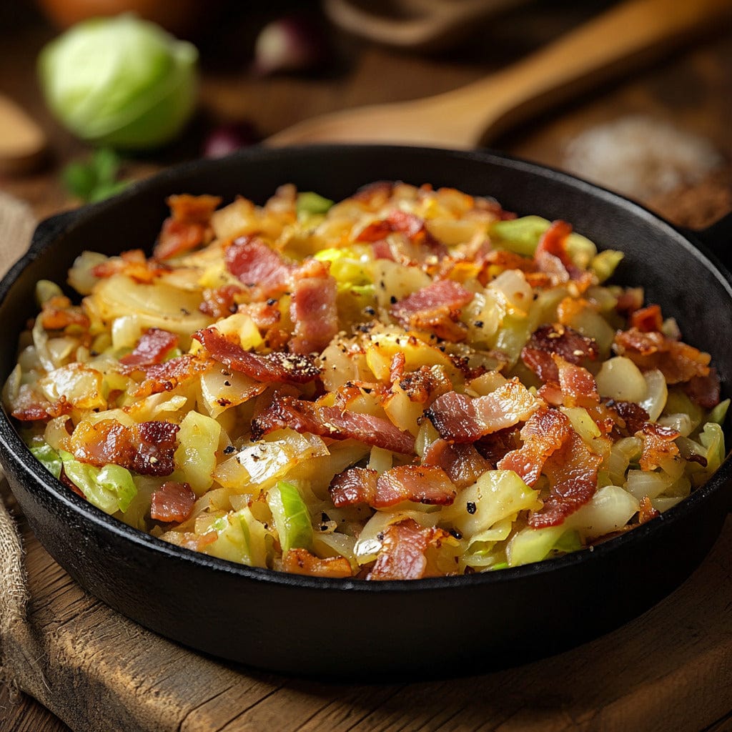 easyChef Pro Savory Bacon-Cabbage Medley