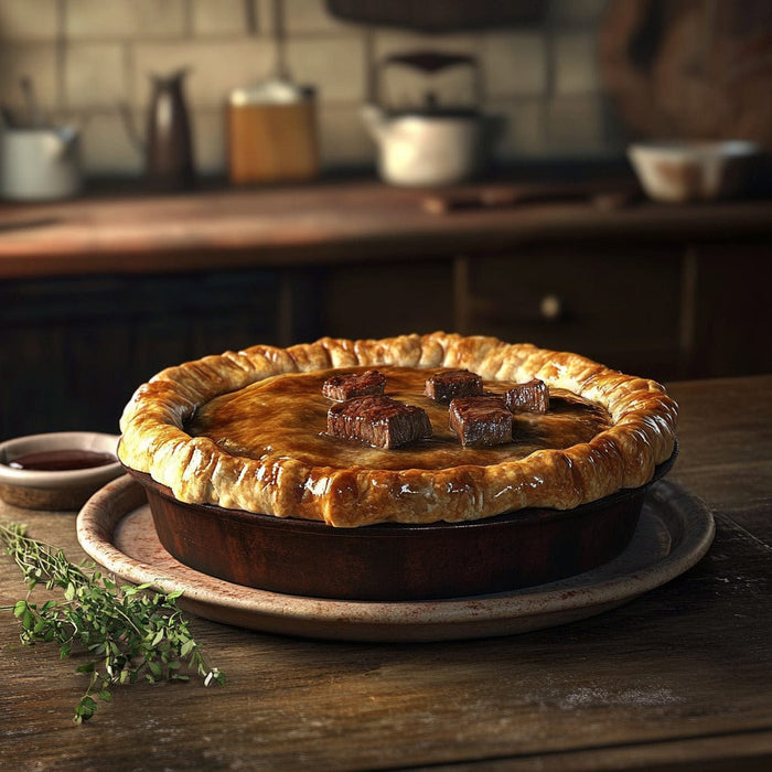 easyChef Pro Savory Lamb Kidney and Round Steak Pie