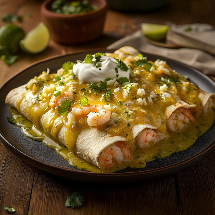 easyChef Pro Seafood Fiesta Enchiladas