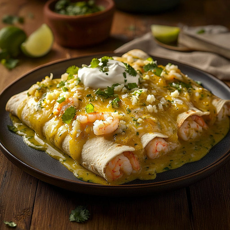 easyChef Pro Seafood Fiesta Enchiladas