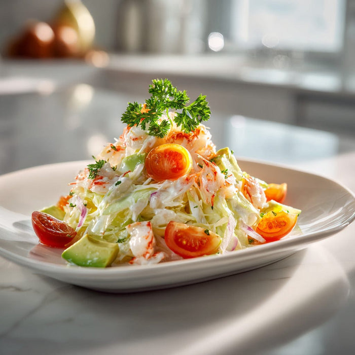 easyChef Pro Seafood Louis Salad with Tangy Dressing