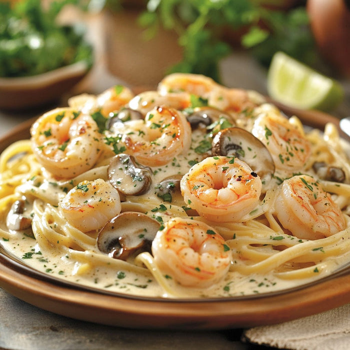 easyChef Pro Shrimp and Mushroom Linguini