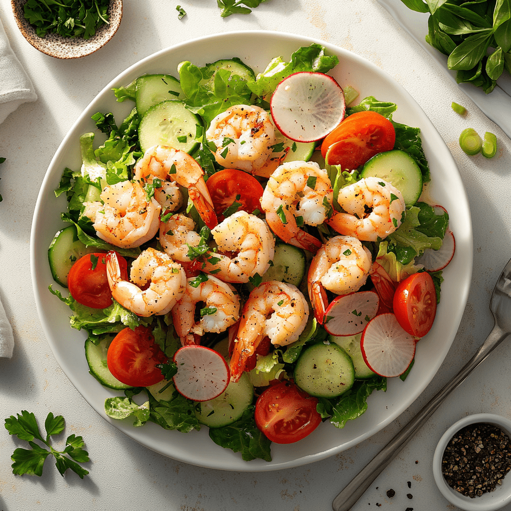 easyChef Pro Shrimp & Radish Refreshing Garden Salad