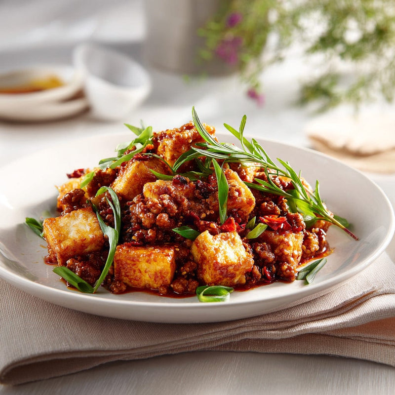 easyChef Pro Sichuan Spiced Tofu and Pork Stir-Fry