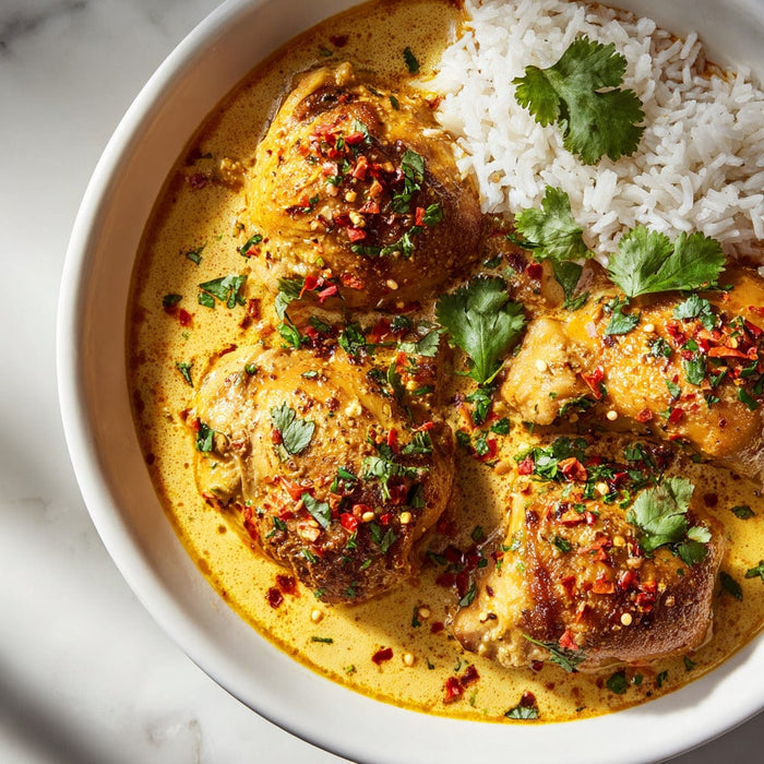 easyChef Pro Slow Cooker Coconut Butter Chicken with Aromatic Spices