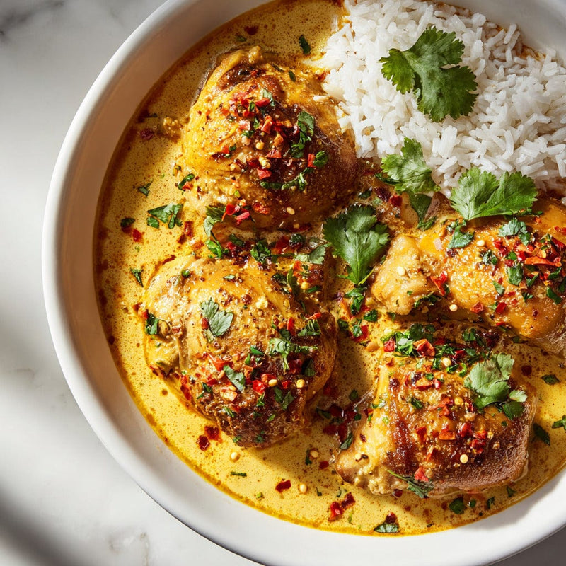 easyChef Pro Slow Cooker Coconut Butter Chicken with Aromatic Spices