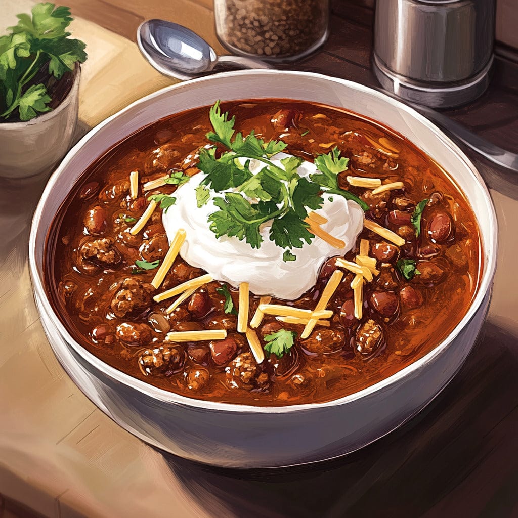 easyChef Pro Smoky Chipotle Beef & Sausage Slow Cooker Chili