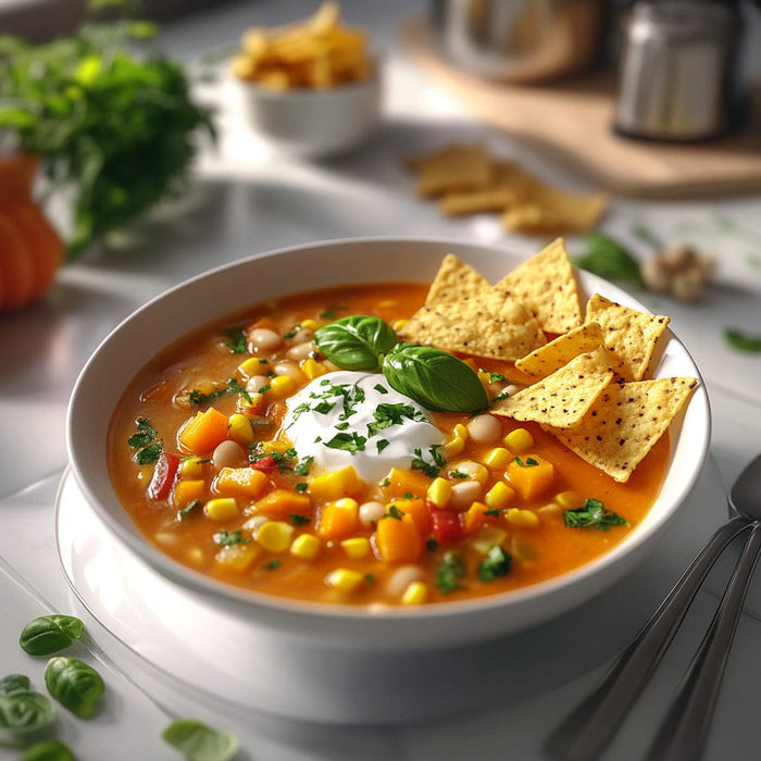 easyChef Pro Smoky Chipotle Butternut Squash and Bean Soup