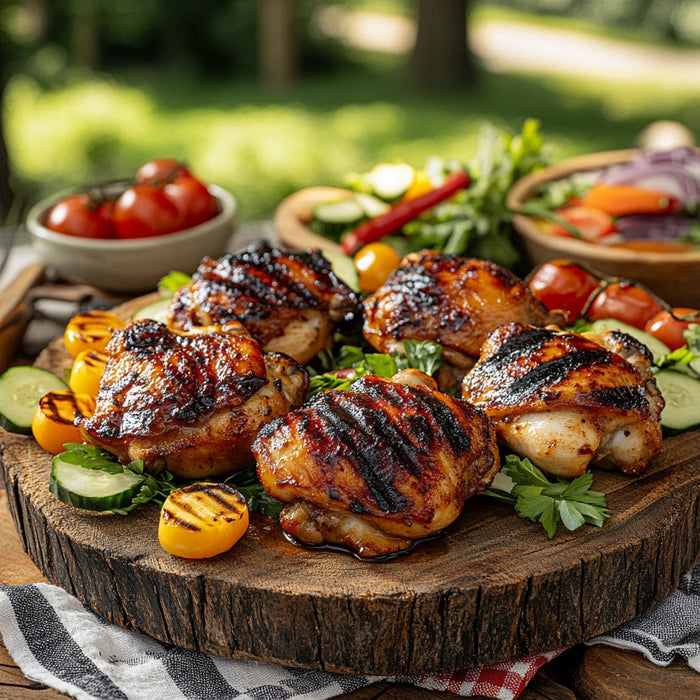 easyChef Pro Smoky Grilled Chicken Thighs