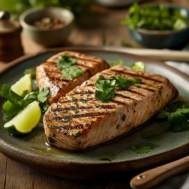 easyChef Pro Smoky Grilled Tuna Steaks