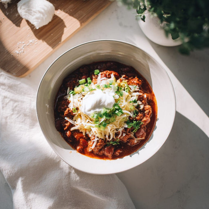 easyChef Pro Smoky Spicy Beef and Bean Chili