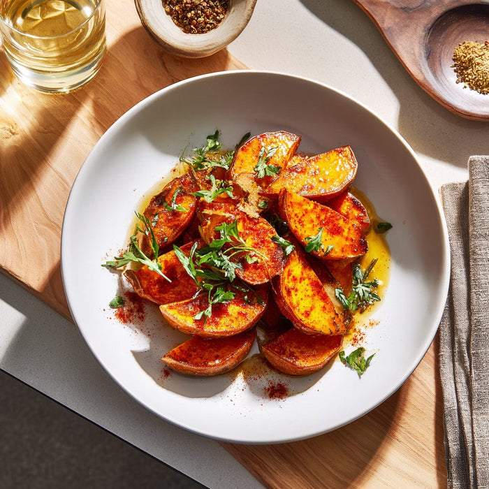 easyChef Pro Smoky Sweet and Spicy Roasted Sweet Potatoes