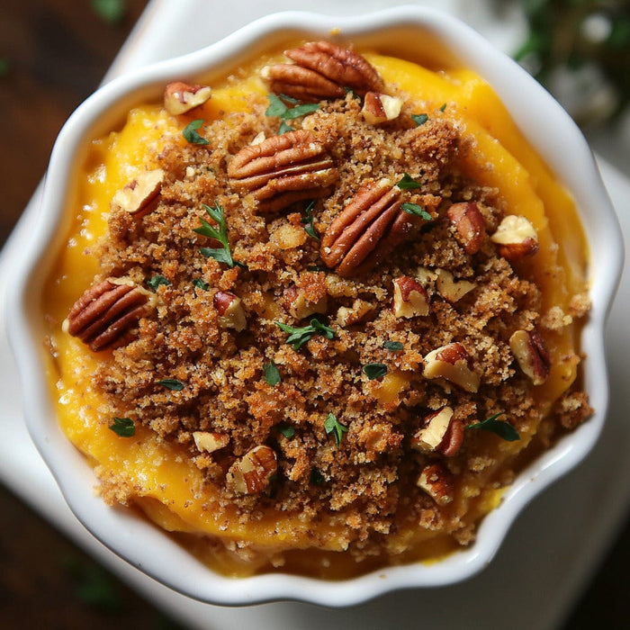 easyChef Pro Southern Butternut Squash Casserole with Pecan Crumble