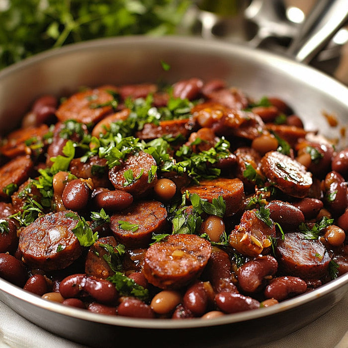 easyChef Pro Southern Spicy Sausage and Red Bean Skillet