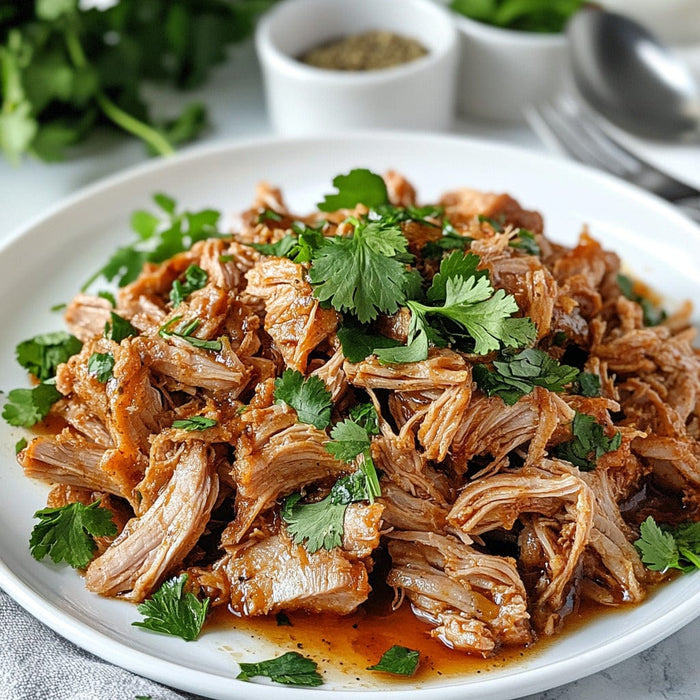 easyChef Pro Southern Style Tangy Pulled Pork with Spicy Vinegar Sauce
