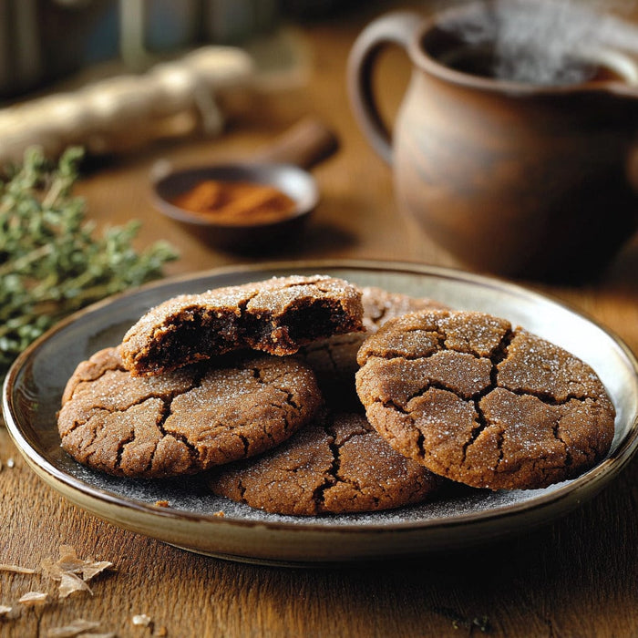 easyChef Pro Spiced Molasses Crinkle Cookies