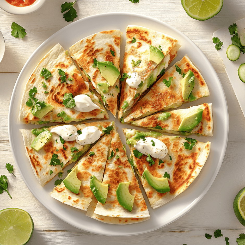 easyChef Pro Spicy Avocado & Mozzarella Quesadillas